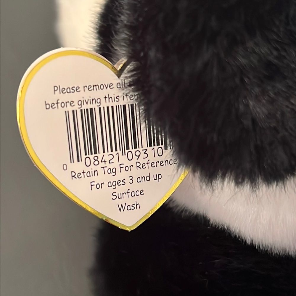 TY Beanie Buddy - PEKING the Panda Bear (14 inch) - Picture 3 of 5